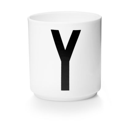 Buchstabenbecher / Porzellantasse Design Letters Y